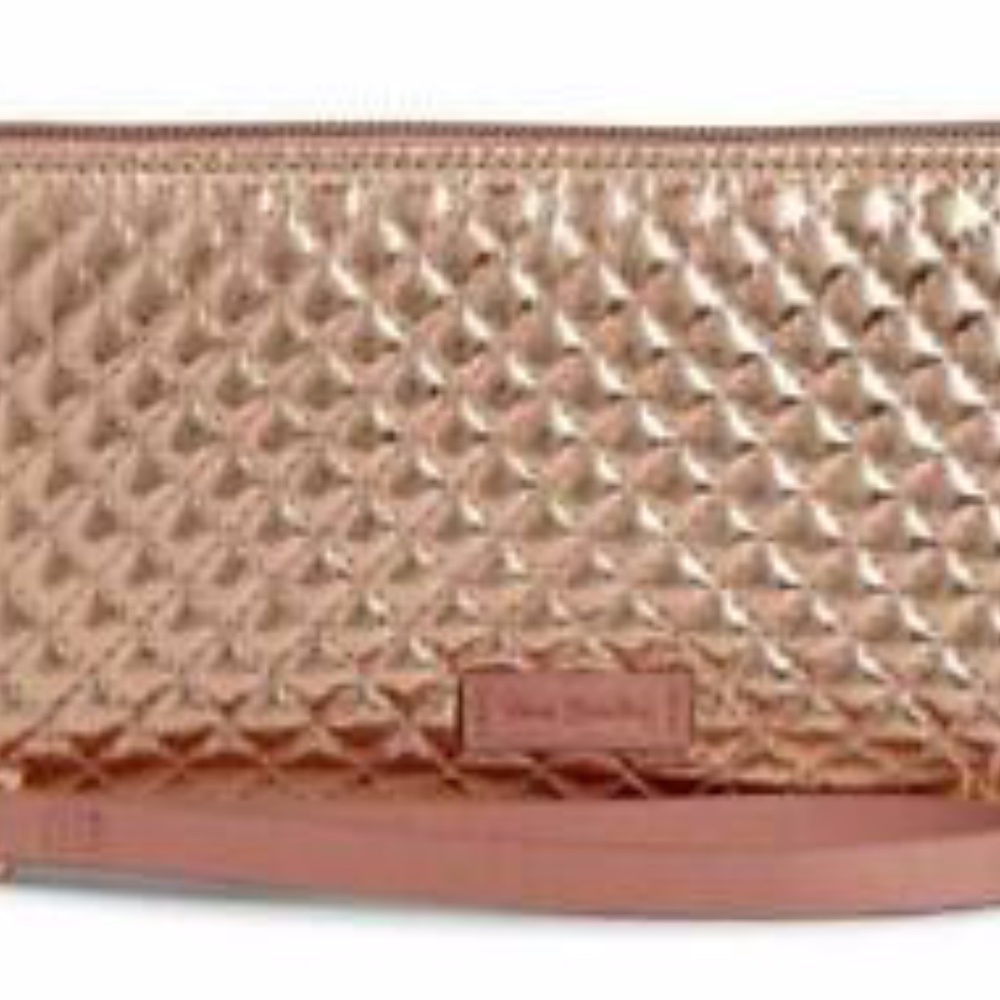 VERA BRADLEY Metallic Rose Gold Wallet